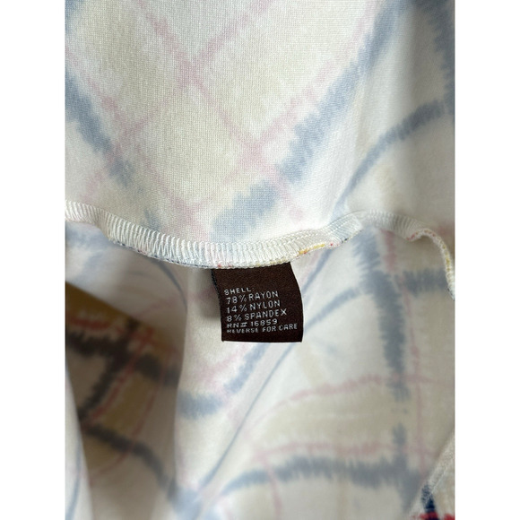 J. McLaughlin Size L Devon Sleeveless Shift Dress Yellow Chalk Plaid Print EUC - Picture 7 of 8